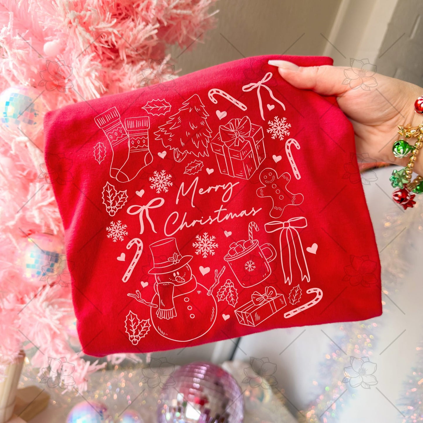 Christmas Doodle - Multiple Sizes