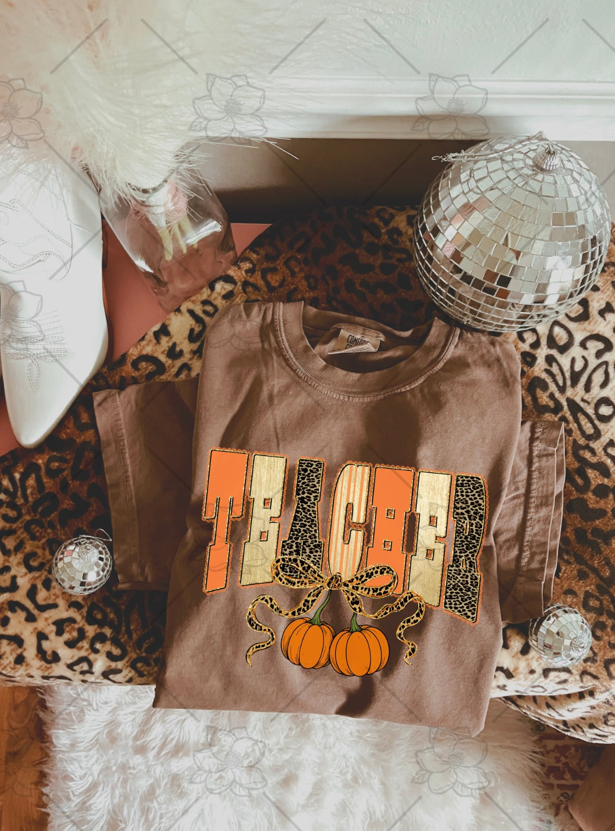 Teacher Pumpkin Cherry - Multiple Sizes