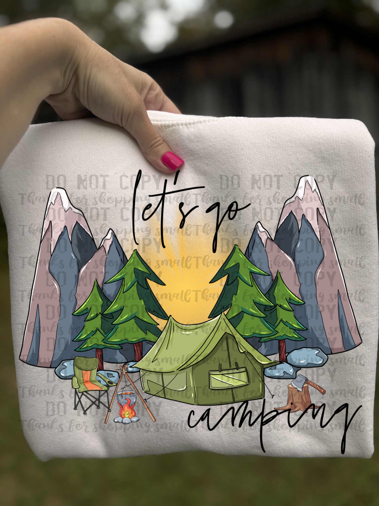Let's Go Camping - Multiple Sizes - Chasing Summers Collab