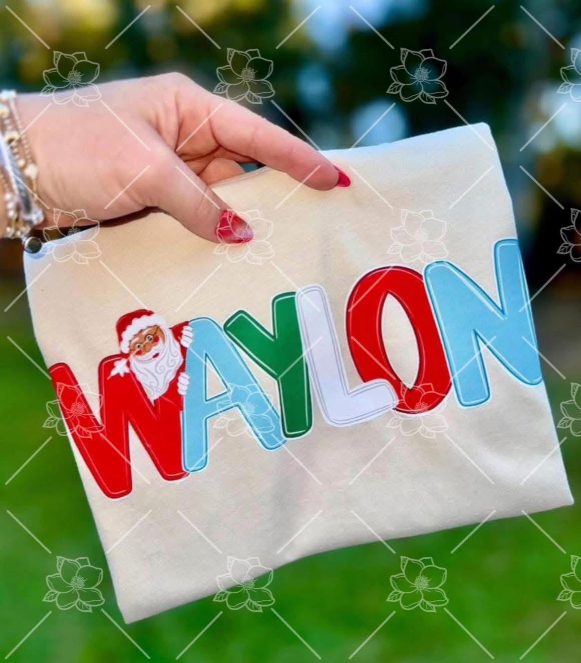 Custom Christmas Name - Multiple Sizes