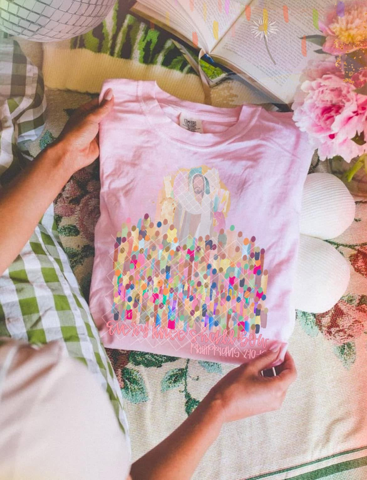 Every knee shall bow pastel - Multiple Sizes