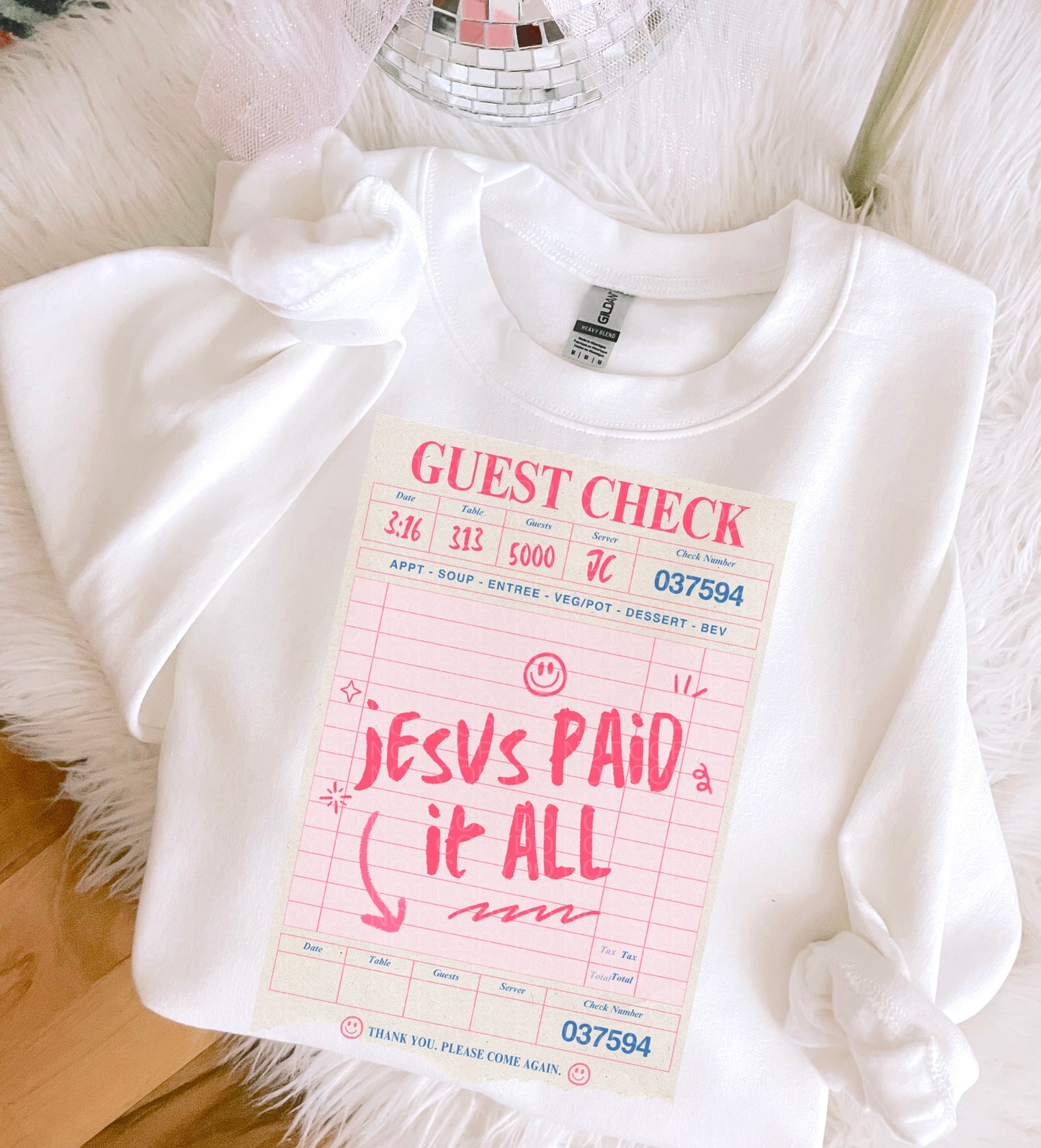 Jesus paid it all - Multiple Sizes