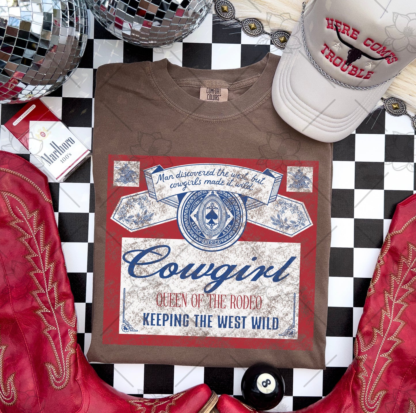 Cowgirl Queen of the Rodeo - Multiple Sizes