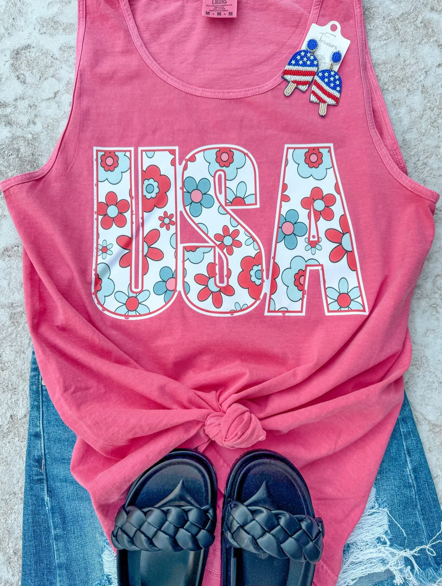 USA Floral - Multiple Sizes