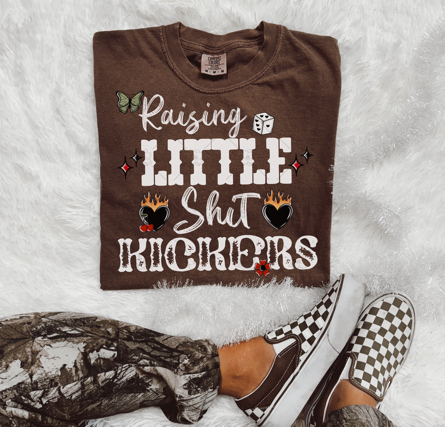 Raising Little Shit K*ckers Collage - Multiple Sizes