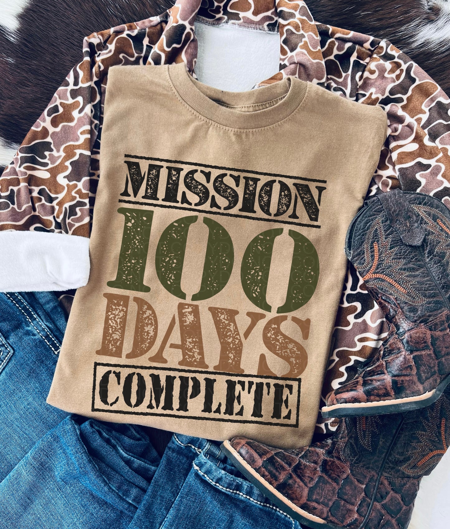 Mission 100 Days- Multiple Sizes