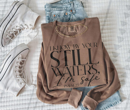 I Know By Your Still Waters I'm Safe - Multiple Sizes