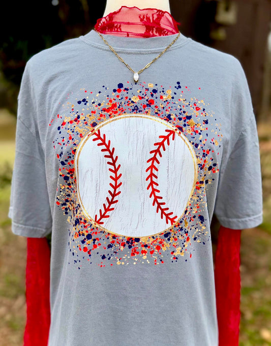 Splatter Baseball - Multiple Sizes