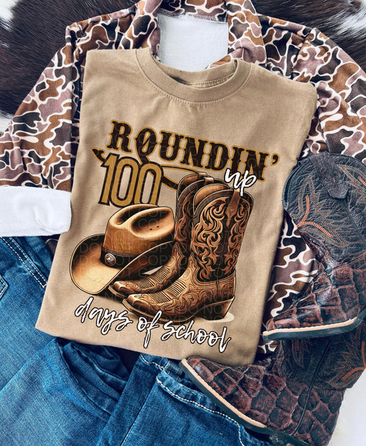 Roundin up 100 Days- Multiple Sizes