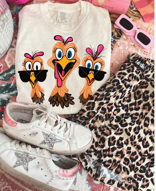 Turkey Trio  - Multiple Sizes