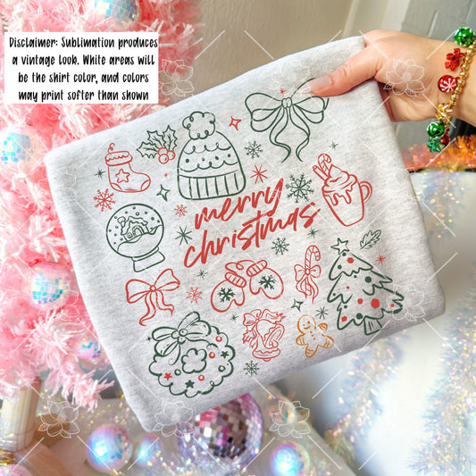 Merry Christmas Collage - Multiple Sizes