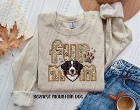 Fur Mom FAUX Embroidery- Multiple Sizes