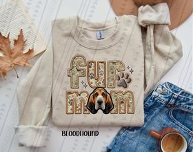 Fur Mom FAUX Embroidery- Multiple Sizes