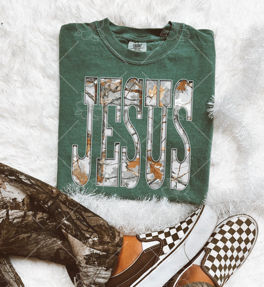 Camo Jesus - Multiple Sizes