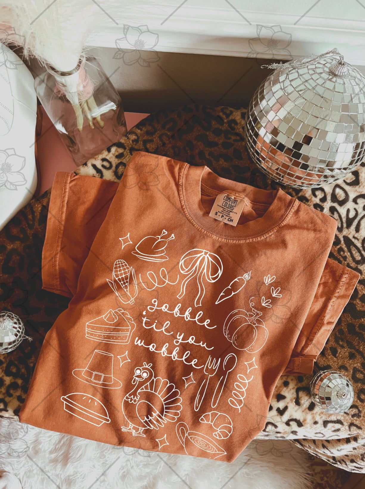 Gobble Till You Wobble White - Multiple Sizes