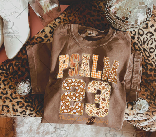 Psalm 23 Floral Lace - Multiple Sizes