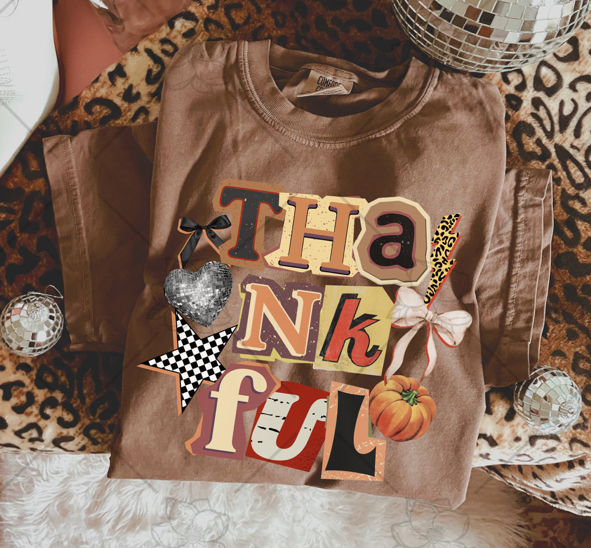 Thankful Cut Out Letters  - Multiple Sizes