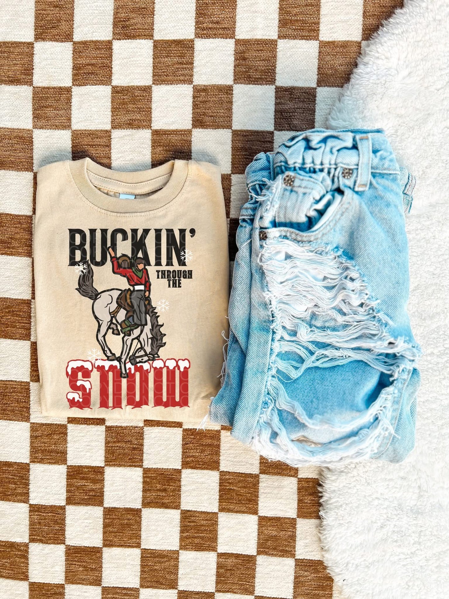Buckin Through The Snow - Multiple Sizes