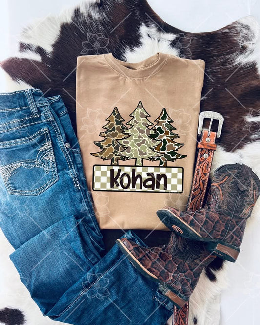 Custom Camo Tree Christmas- Multiple Sizes