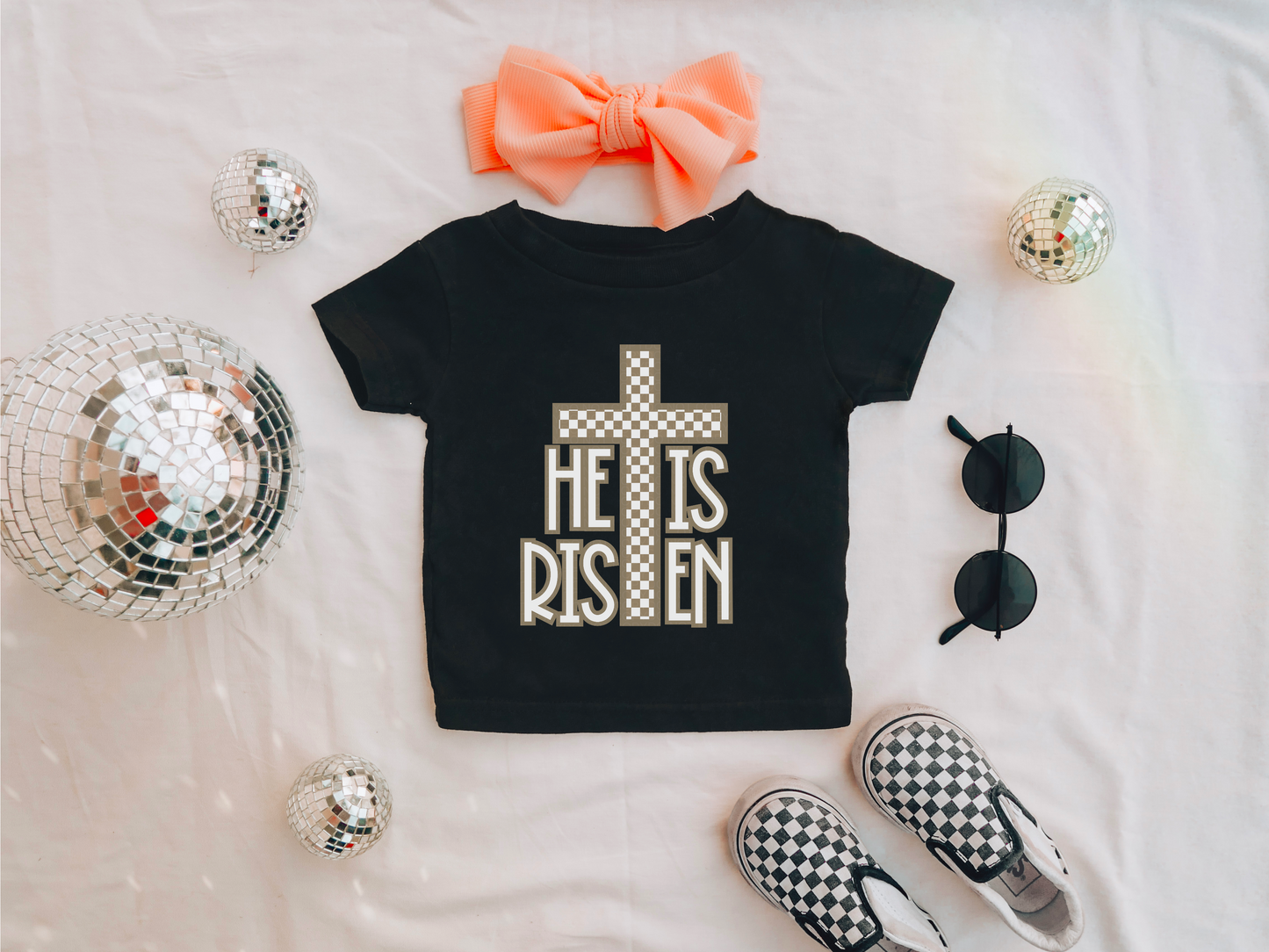He is Risen Checkered - Multiple Sizes