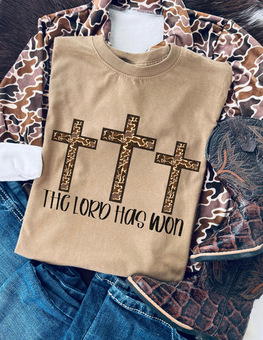 The lord has won - Multiple Sizes