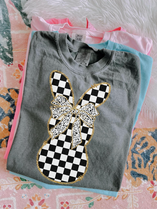 Checkered Bunny - Multiple Sizes