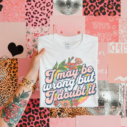 I may be wrong - Multiple Sizes