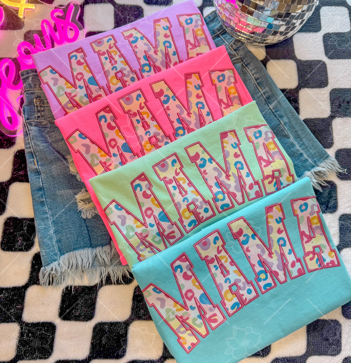 Leopard Mama Pastel - Multiple Sizes