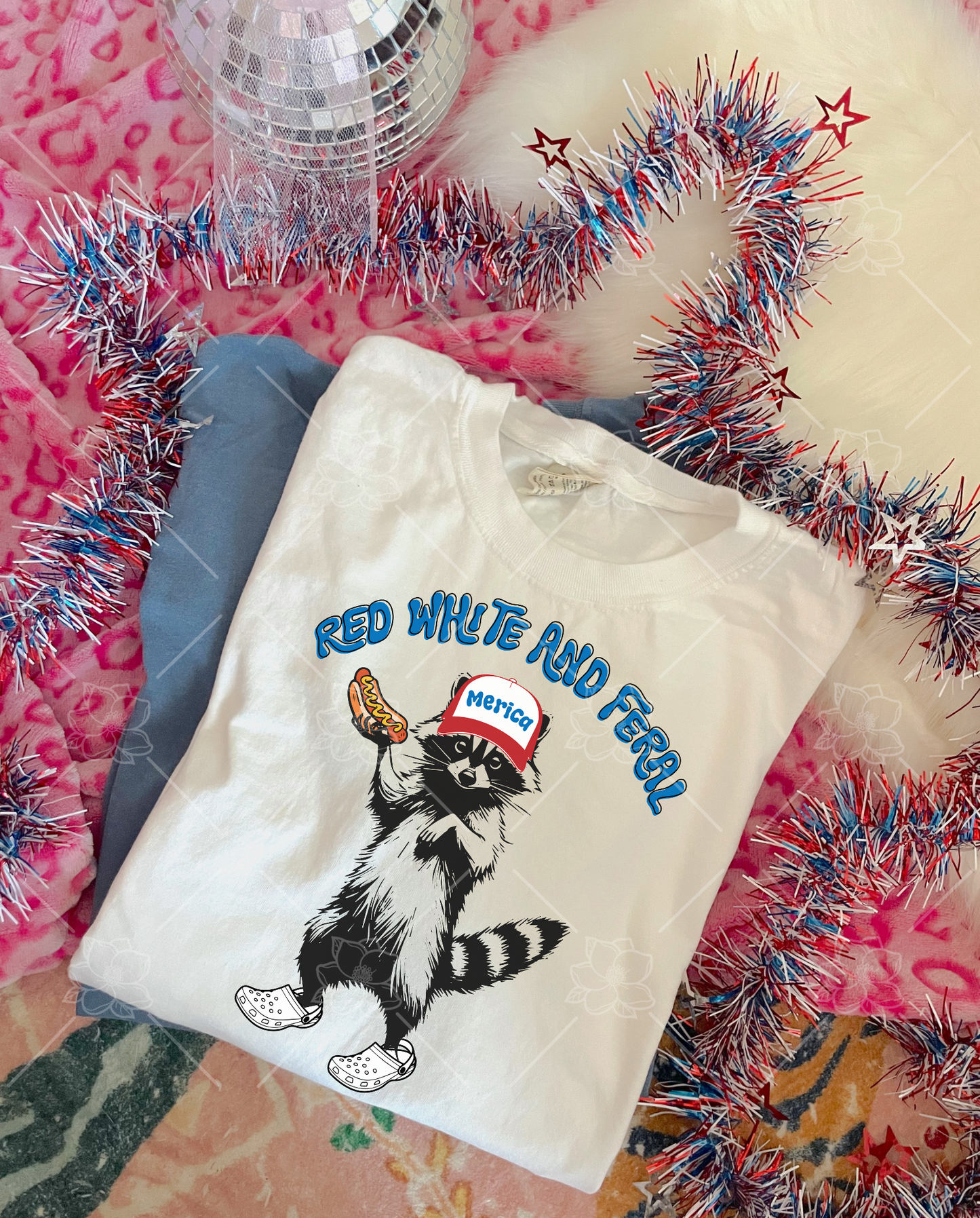 Red, White, Feral- Multiple Sizes