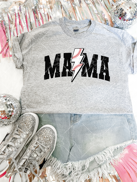 Baseball Lightning - Multiple Sizes