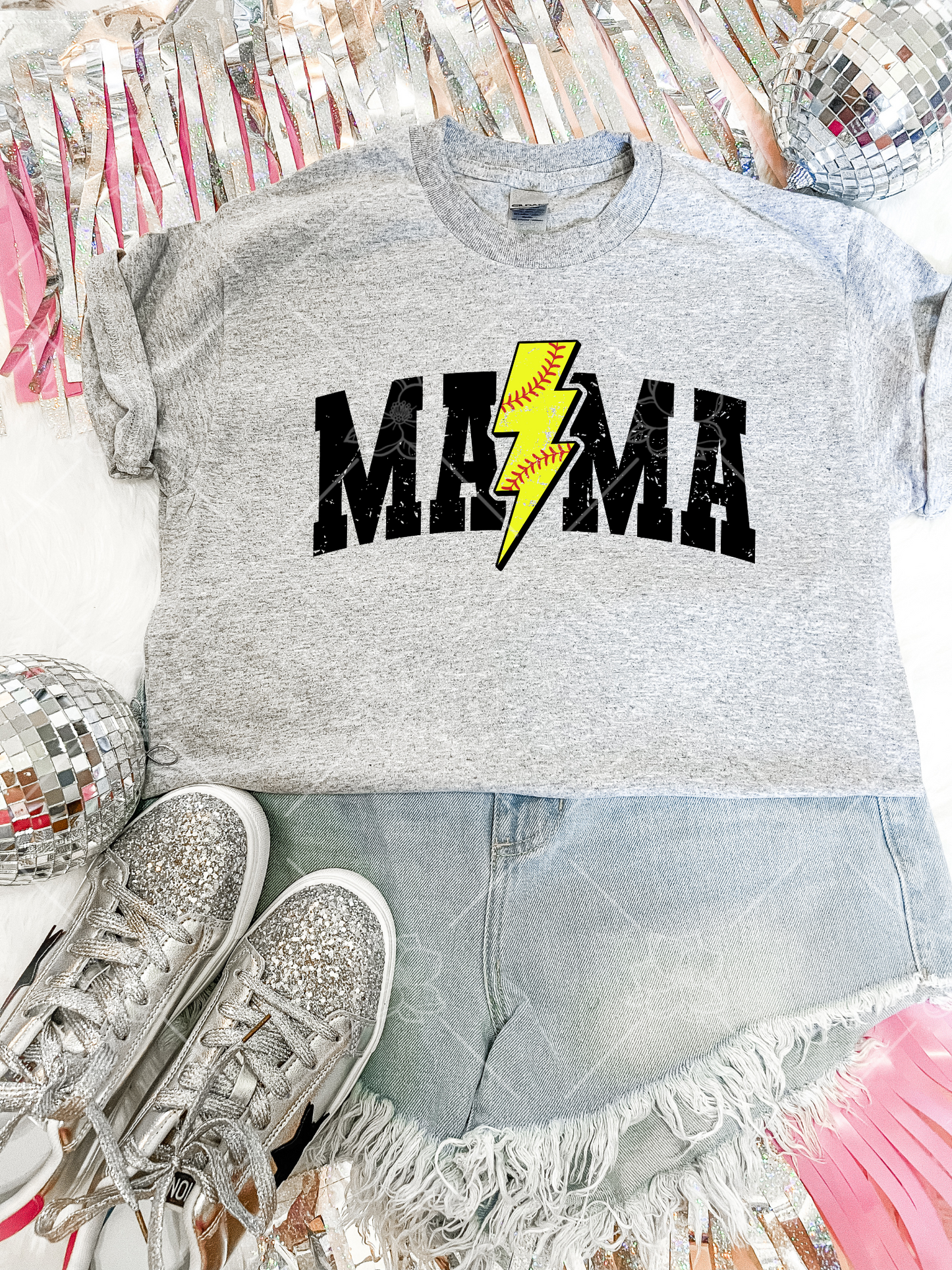 Softball Lightning - Multiple Sizes