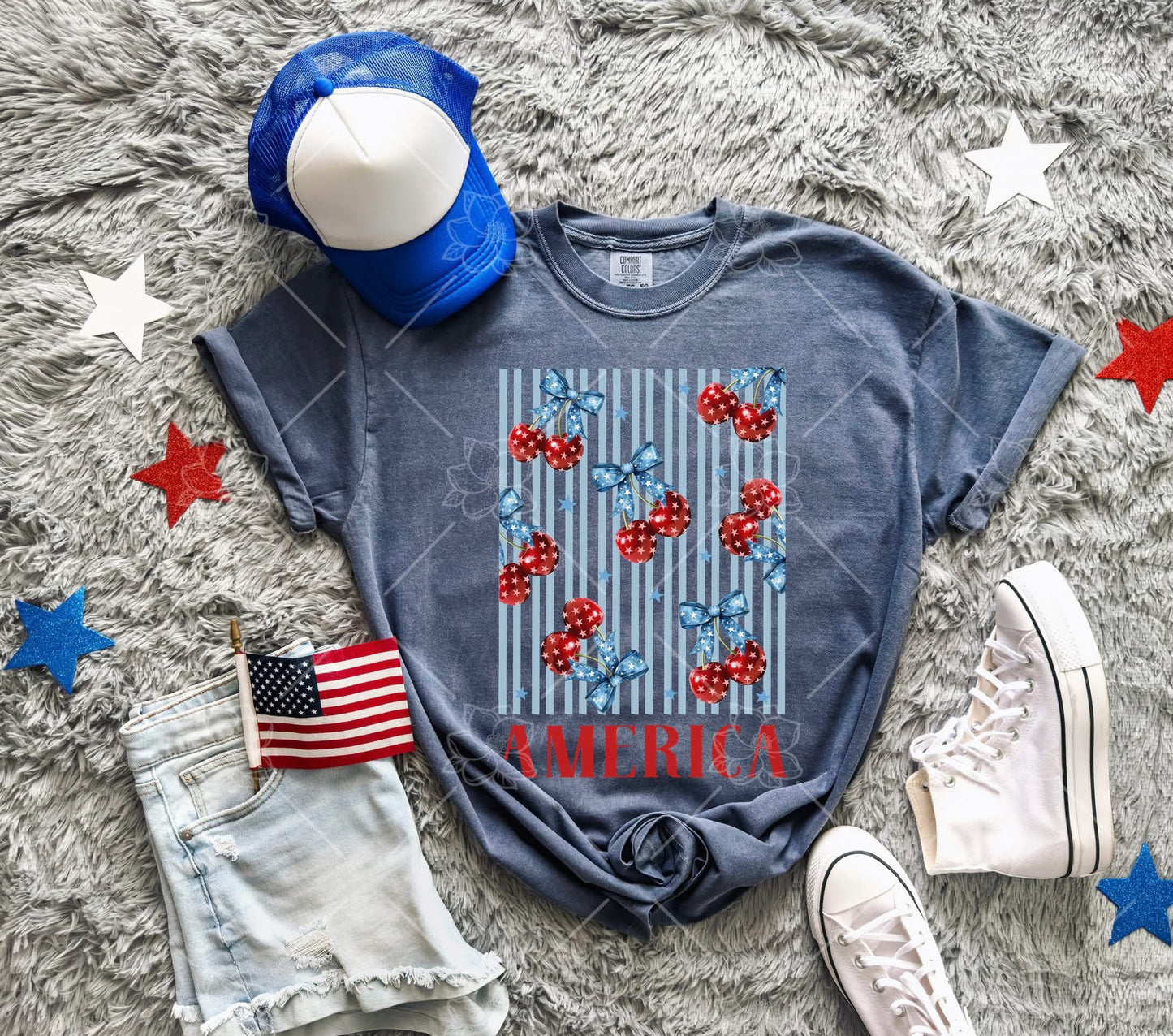 America striped cherries- Multiple Sizes