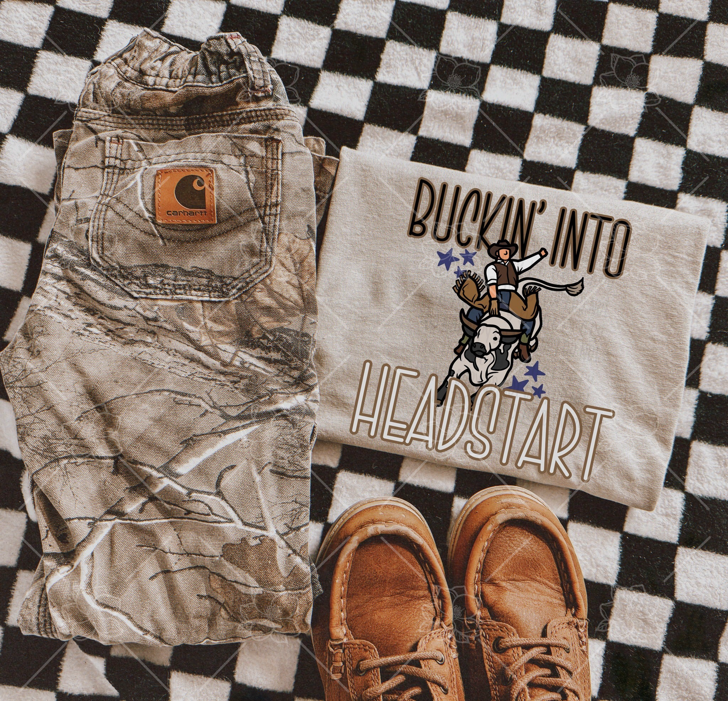 Buckin into school- Multiple Sizes