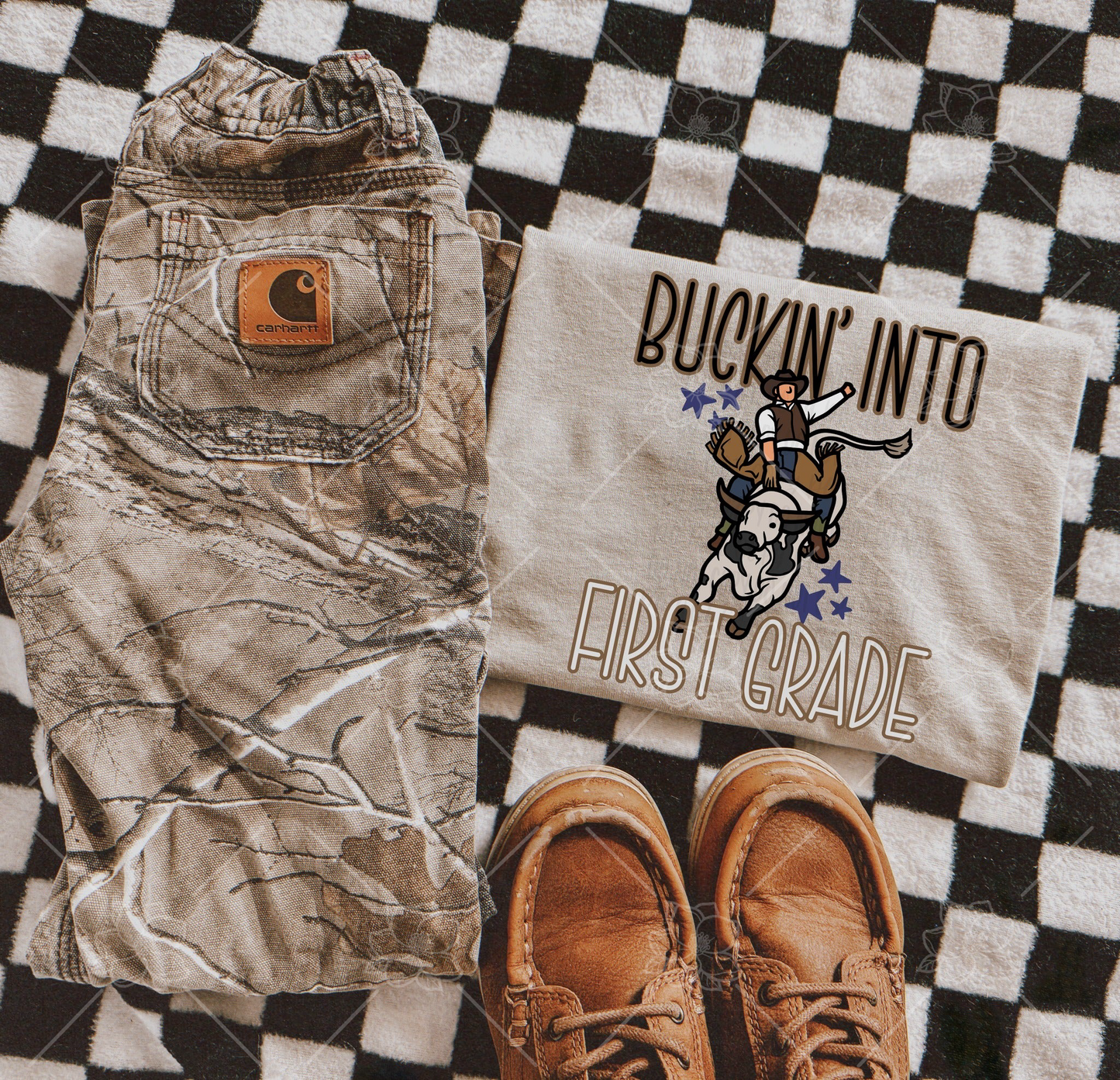 Buckin into school- Multiple Sizes