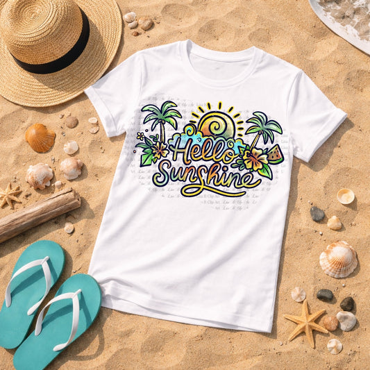 Hello Sunshine - Multiple Sizes - Chasing Summers Collab