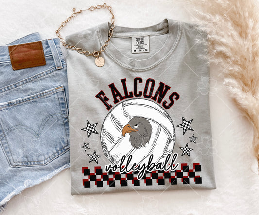 Custom Volleyball Mascot- Multiple Sizes