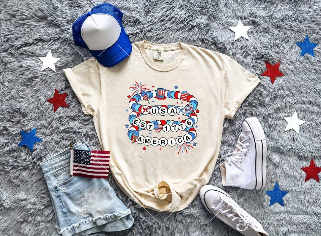 USA Bracelet- Multiple Sizes